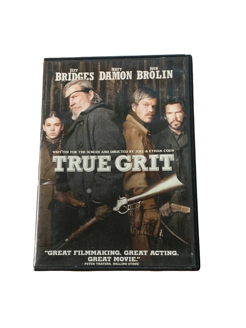 True Grit (2010) DVD Widescreen Western Drama Jeff Bridges Coen Bros